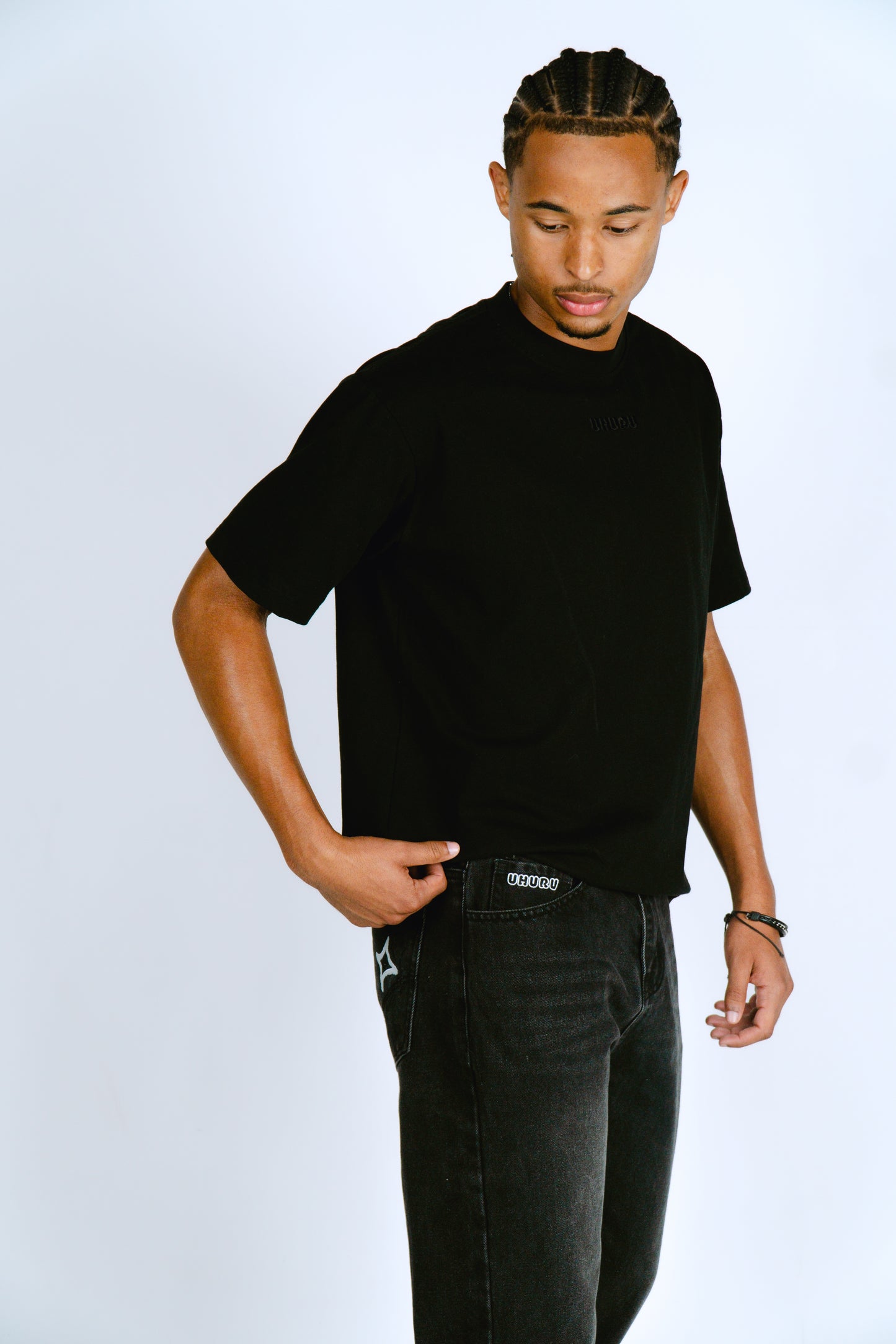 COMOR JEANS (BLACK/GREY)